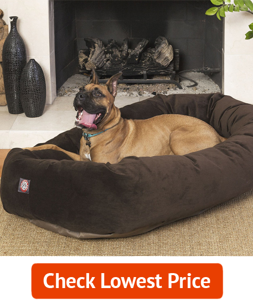 Suede Dog Bed By Majestic Pet Products